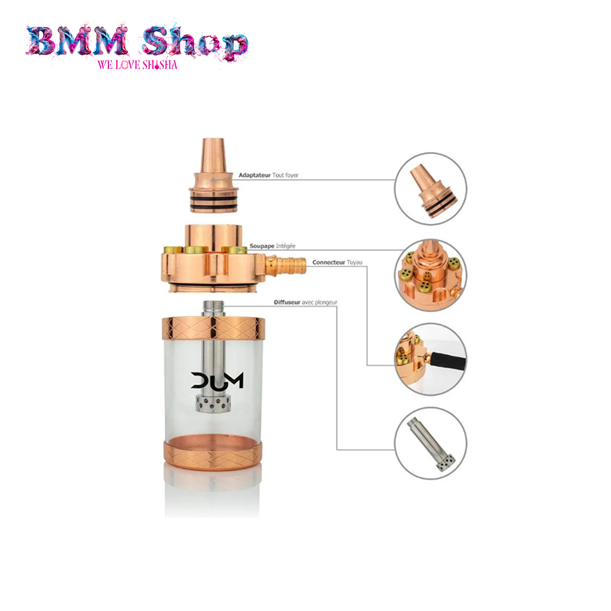 Dum Car Shisha with bag