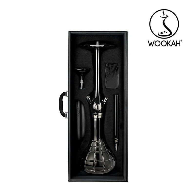 WOOKAH Piano Black Set – Exclusive Luxury Hookah | BMM Shop