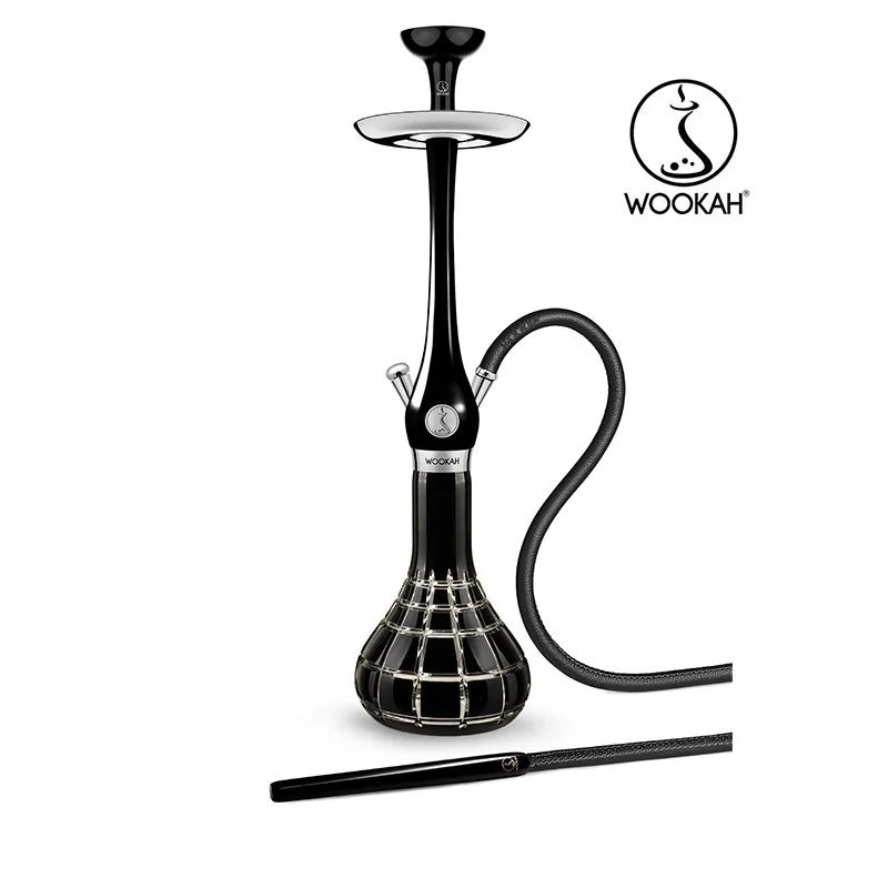 WOOKAH Piano Black Set – Exclusive Luxury Hookah | BMM Shop